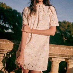 Sezane Louison Dress in Ecru Size 4